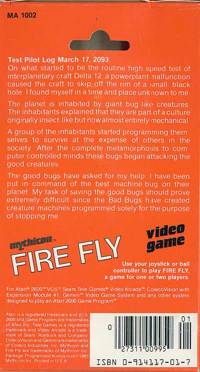 Fire Fly - Box Back