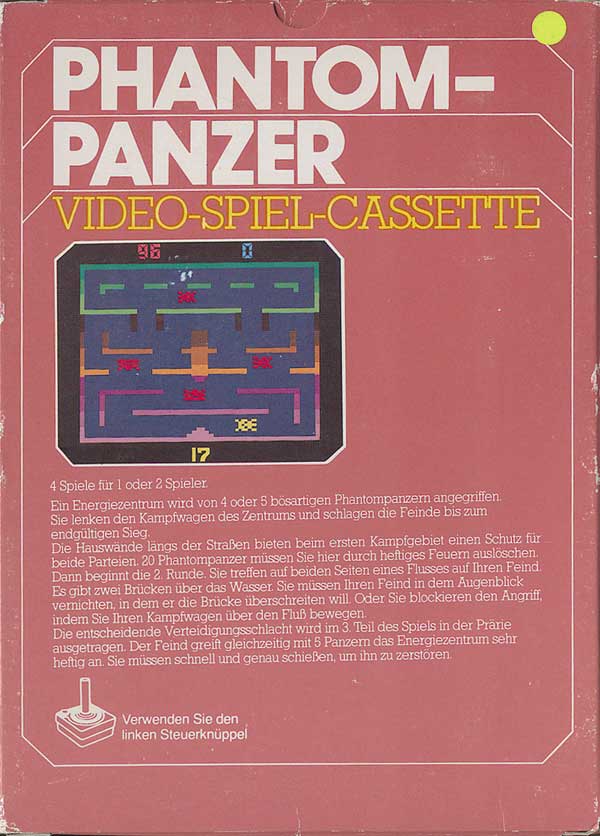 Phantom-Panzer - Box Back