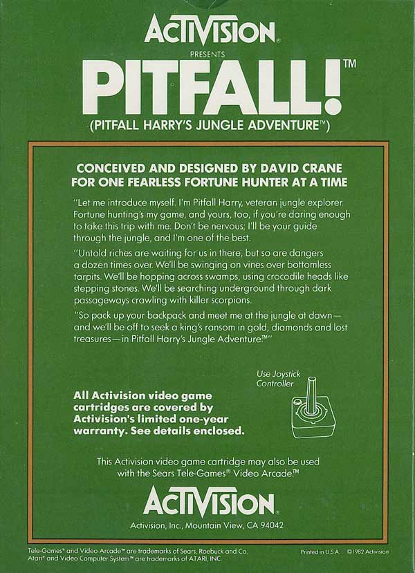 Pitfall! - Box Back