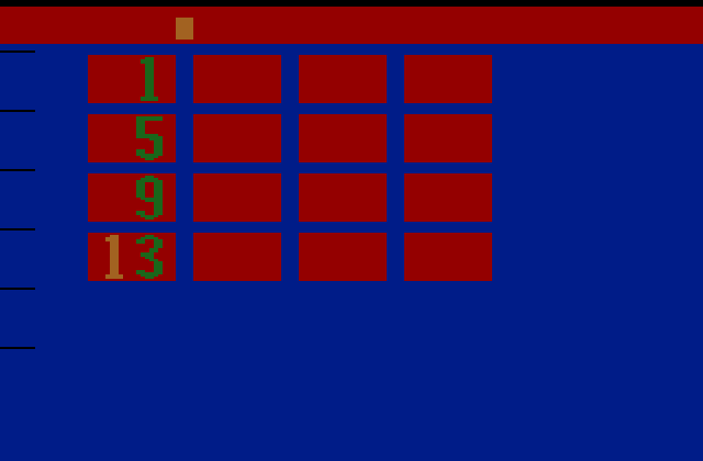 A Game of 2600 Concentration - Hack Screenshot