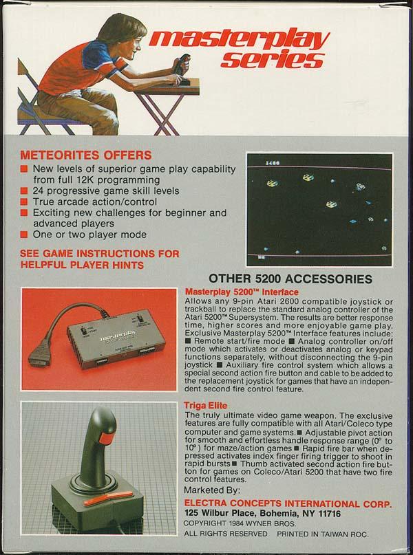 Meteorites - Box Back