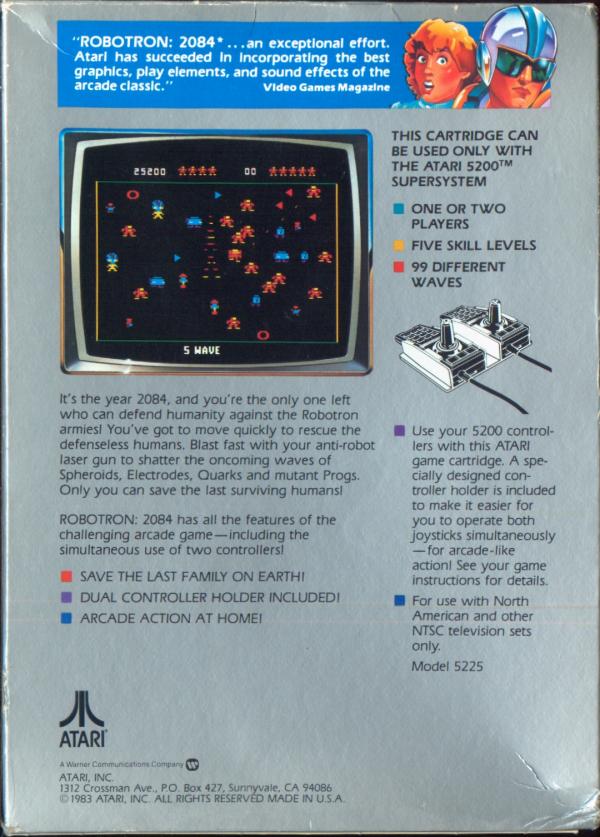 Robotron: 2084 - Box Back