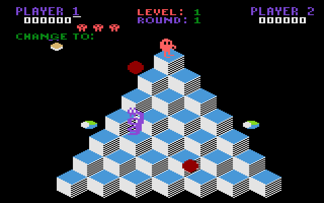 Q*bert - Screenshot