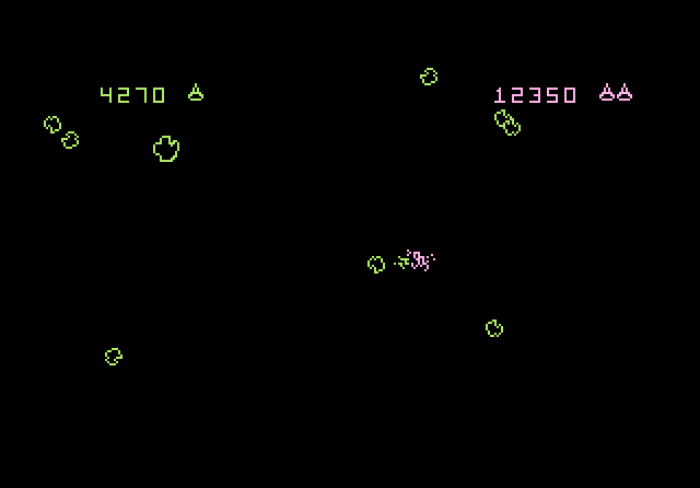 Asteroids Deluxe - Screenshot