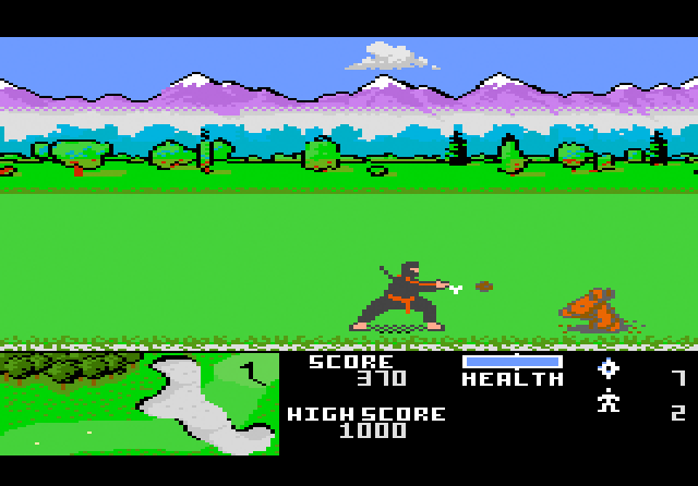 Ninja Golf - Screenshot