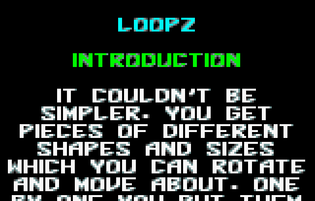 Loopz - Screenshot