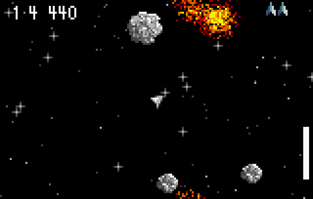 Super Asteroids & Missile Command - Screenshot