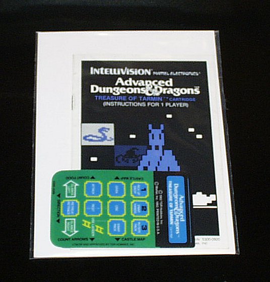 Intellivision AD&D Tarmin Manual