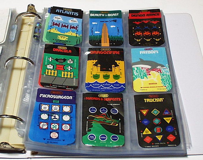 Imagic Intellivision Overlays