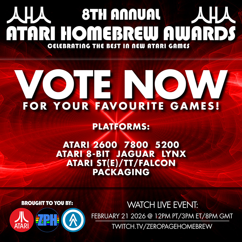 8th Annual Atari Homebrew Awards