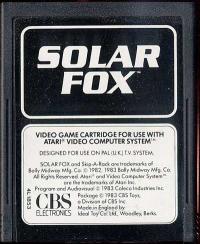 Solar Fox - Cartridge